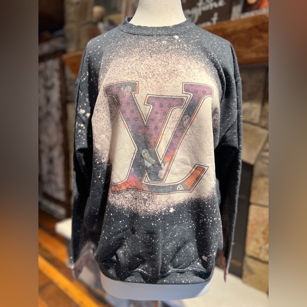 Loius Vuitton Logo Halloween Sweatshirt